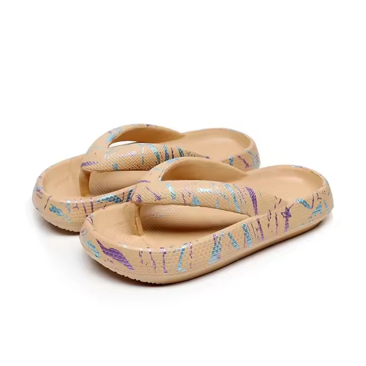 Zapatillas De Verano Para Hombre Con Estampado Doodle Plataforma Suave Antideslizante Comodidad Total Para Playa Y Uso Casual - 1