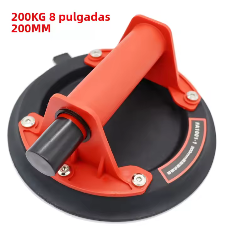 Copa De Succión Vibrante Para Azulejos Granito Vidrio 8 Pulgadas Elevador De Vacío Profesional Fuerte Succión Soporte De 250kg - 1