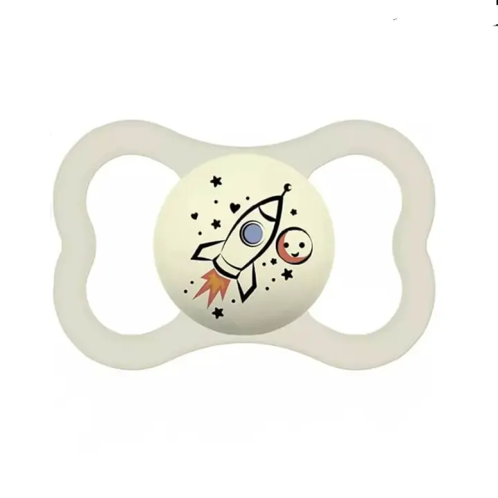 Mam Supreme Night Chupete Silicona Blanco 1U 16M+ - 1