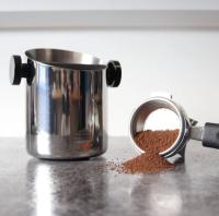 Delonghi - Bote para posos de café molido. Con base de goma antideslizante, de acero inoxidable y barra de goma. Modelo DLSC059 - details 1