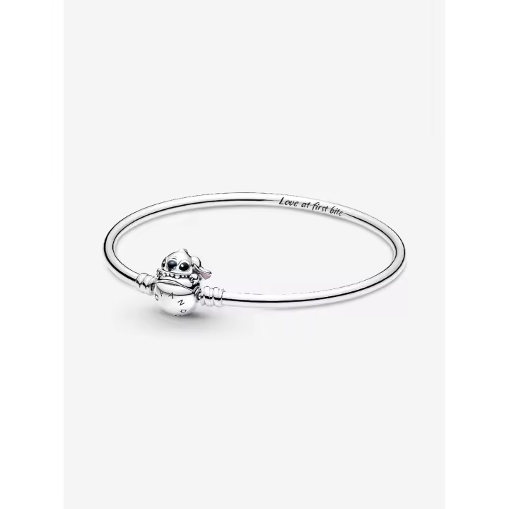 Pandora - Pulsera Pandora Moments with Cierres de mordida de Disney Stitch - Plata de Ley - 1