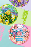 SEMBO Fantasía CD Juguete De Construcción De Bloques MOC Flores Decoración Para El Hogar Regalo De Cumpleaños Para Niñas Edad 6-12 Sin Batería - details 5