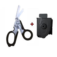 Tijeras De Trauma Multiusos Plegables Con Funda Compatible Herramientas De Emergencia Pesadas Para Camping Y Socorro - details 2