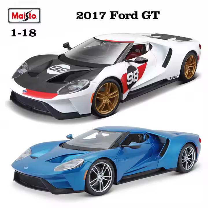 Maisto 1:18 Coche De Colección Ford GT 2017 Superdeportivo Modelo Clásico De Aleación Regalo Para Niños Y Coleccionistas - 1