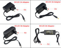 Suministro De Energía Negro 1A-8A 12V DC Adecuado Para Tiras LED Cámara CCTV DVR Adaptador De Corriente Transformador Cargador - details 6