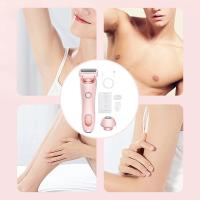 Nueva Razor Eléctrica Para Mujer 2 En 1 Trimmer De Bikini Y Afeitadora Para Cara Y Axilas Peluca Eliminación IPX7 Impermeable Para Piernas Y Boca - details 2