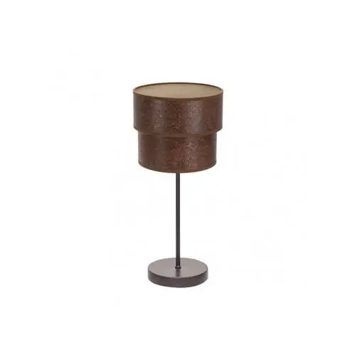 FABRILAMP Lámpara de Mesa Sobremesa Doble Smile Marron/oxido 44x18x18 Cm - Diseño Moderno - 1