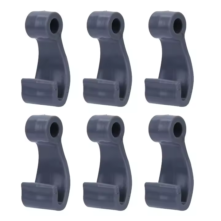 6 Pcs Plastic Snap Fasten Rope Hooks Clip Kayak Tent Plastic Fasten Hook - 1