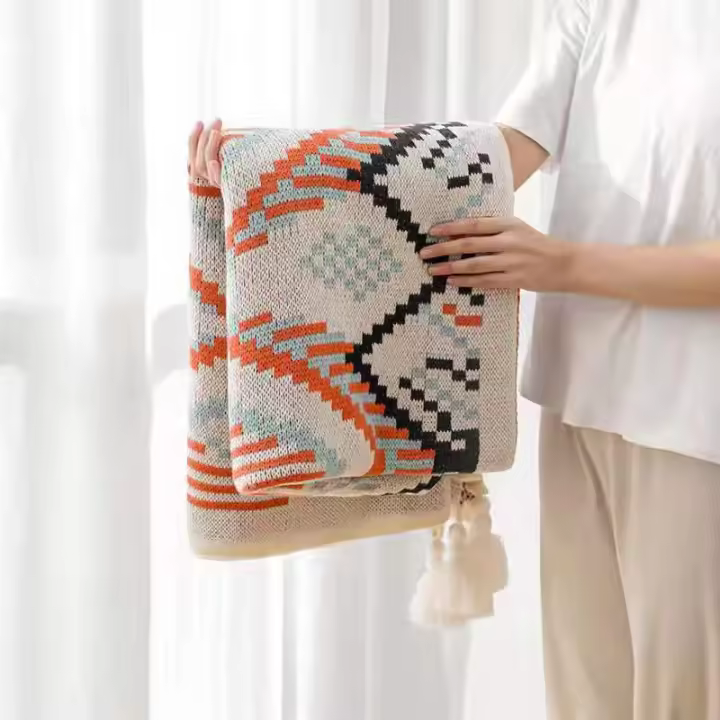 Manta Sofá Estilo bohemio, Manta Enganche, Cuatro Estaciones, Manta, cubierta, Aire Acondicionado - 1