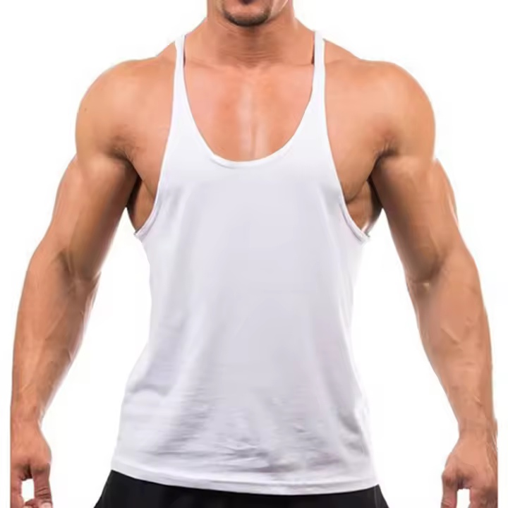 Nueva Camiseta De Entrenamiento Para Gimnasio 2025 De La Marca De Bodybuilding Con Estilo Casual Para Hombres Sin Mangas En Algodón Para Primavera Y Verano - 1