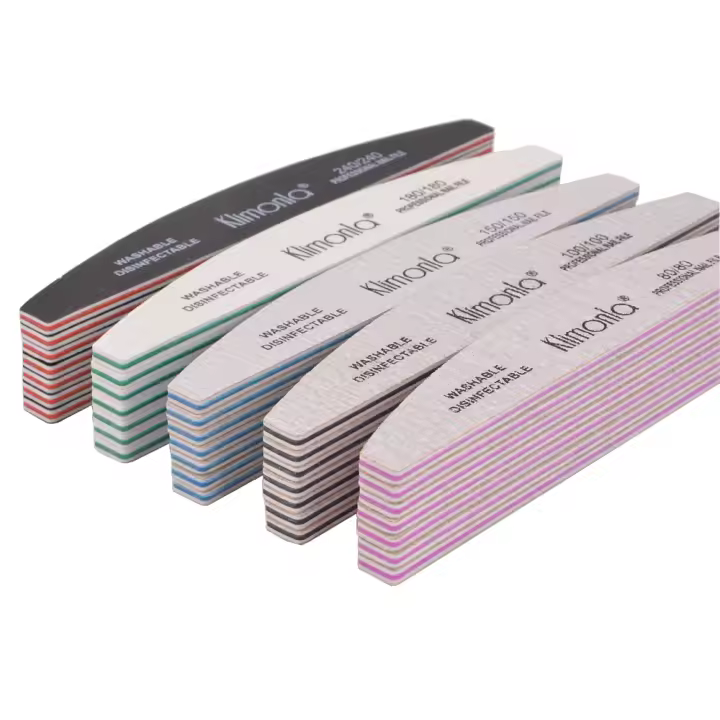 Juego Profesional De Manicura 5/10Pcs Archos De Uñas De Acrílico 80/100/150/180/240 Grit Para Gel Polishing Y Pulido De Uñas Herramientas De Corte - 1