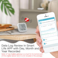 Sensor De Temperatura Y Humedad ZigBee MOES Tuya Para Hogar Inteligente Con Pantalla LED Compatible Con Google Assistant Y Hub Tuya - details 6