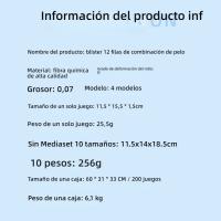 Kit de pestañas postizas de racimos: Juego de extensiones de pestañas de volumen ultra denso con aplicación de calor segmentada. - details 14