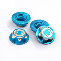 Cubierta De Rueda Antideslizante De Aluminio Para Coche RC 1:8 Con Tuerca HEX De 17mm Cubierta Anti-polvo Para Modelos De Coche RC - details 3