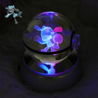 Lámpara De Noche LED 3D Cristal Botella De Vidrio Cartoon Con Base USB Decorativa Para El Hogar Regalo Para Niños Y Adultos - details 23