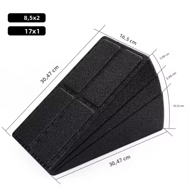 3pcs/set Bloques De Yoga Antideslizantes Ajustables Para Ejercicio Gimnasio Fitness Accesorios De Yoga Con Trípode De Pie - 1