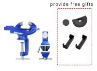 vice De Mesa Mini De Alta Resistencia Con Base Giratoria De 360 Grados Y Anclaje En Superficie De Hierro Fundido vice Con Anvil Para Tareas Mécanicas Y Carpintería - details 1