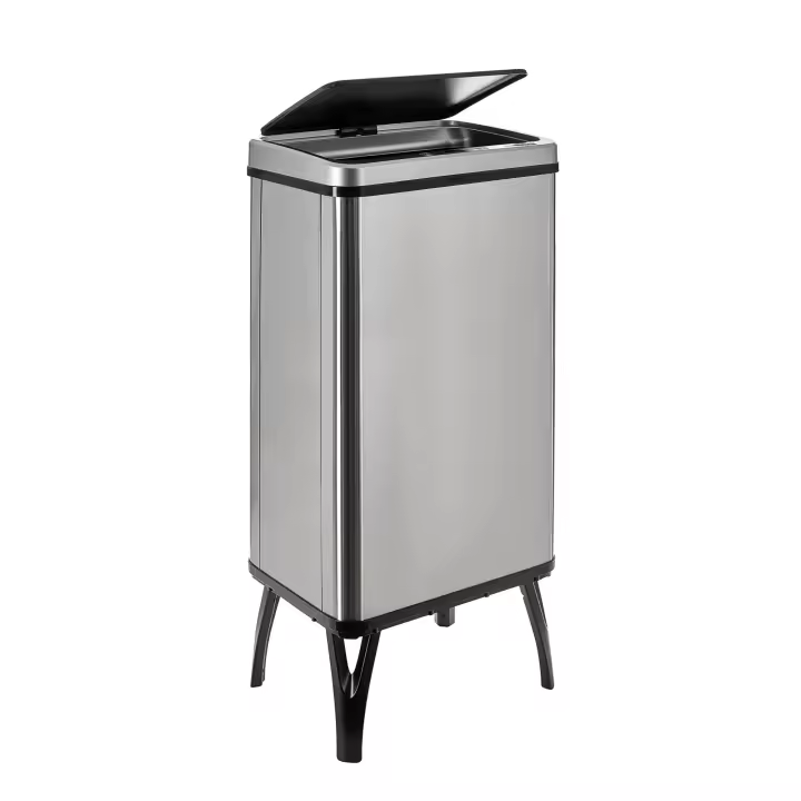 Cubos de Basura Inteligente Wellhome, 50L C/u, Gris - 1