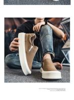 Zapatos Para Hombre Talla Grande Loafers Casuales Cómodos Zapatillas De Piel Suave Ligeros Vintage Flats Para Ocio - details 11