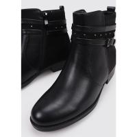 Limma SHAN Botines Planos Mujer Negro - details 1