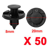 Set De 50 Clips De Fijación Para Coche De Tipo Push 8mm Retenedores De Remaches De Plástico Para Nissan Livina TIIDA Sylphy - details 8