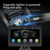 Podofo Monitor inalámbrico de 7 pulgadas para salpicadero de coche, Carplay, Android, Mirror Link, cámara de salpicadero, Bluetooth, FM, navegación GPS, reproductor inteligente - details 7