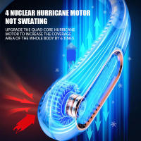 Ventilador de cuello colgante con pantalla Digital, Ventilador eléctrico sin aspas, banda para el cuello, Mini enfriador de aire portátil, recargable por USB - details 8
