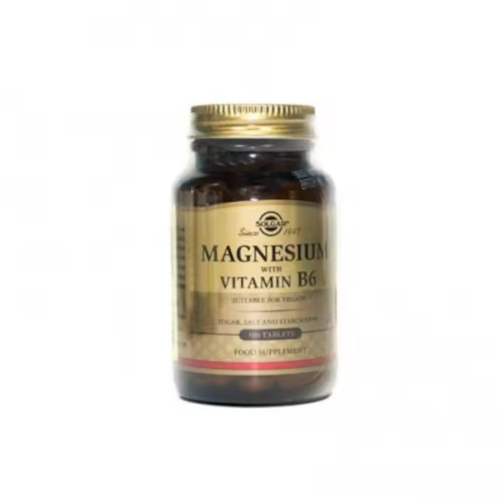 Solgar Magnesio con Vitamina B6 100 Comprimidos - 1