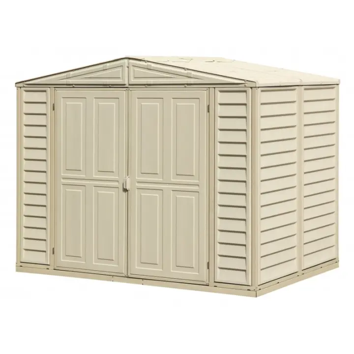 Duramax - caseta jardín - DURAMATE 8x6 - Resina PVC - color marfil - 1