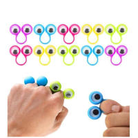 Puppets De Ojos Con Movimiento Y Anillos De Plástico Para Niños Juguete De Cumpleaños Decoración De Halloween Rellenos De Piñata Juguetes Para Niños De 3 a 12 Años - details 4