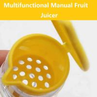Squeezer De Limón Portátil Manual Herramienta De Jugo Lavable Con Filtro Integrado Para Limón Y Naranja Material PP - details 3