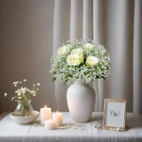 10pcs Flores De Bebé Artificial Gypsophila Para Boda Fiesta Decoración Del Hogar Accesorios Para La Novia Bouquet Falsas De Plástico - details 3