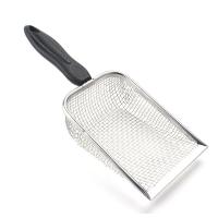 Cuchara De Arena Para Gatos Fine Pores De Acero Inoxidable Resistente Al Rusticidad Tamaño 2X2mm Para Limpieza De Residuos De Mascotas - details 10