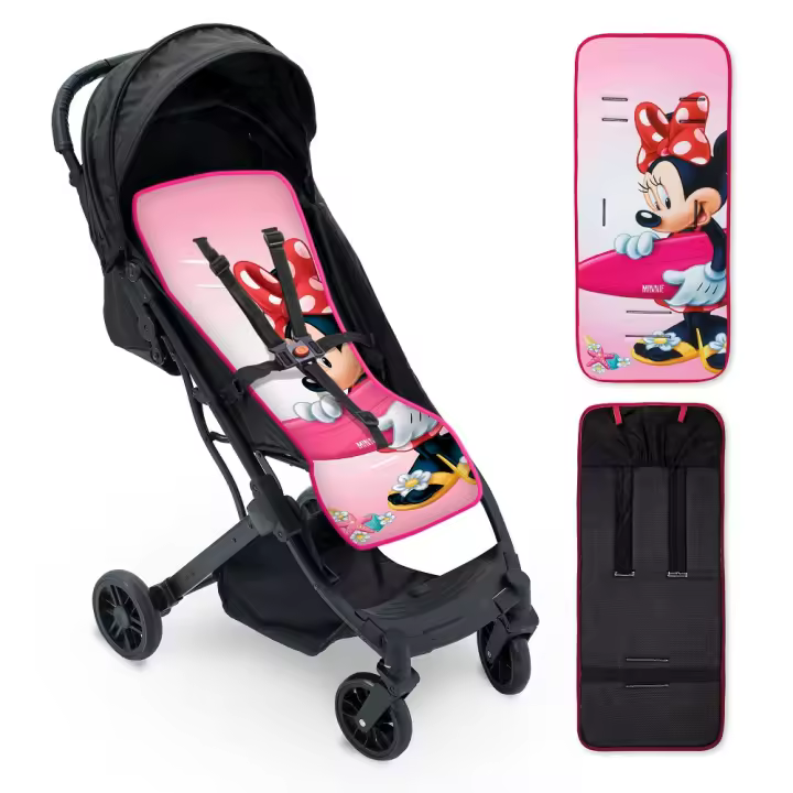 FRONHA PARA CARRINHO + PROTETOR DE CINTO - MOD. MINNIE - 1