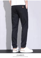 Pantalones Casuales De Algodón De Calidad Superior Para Hombres Estilo Recto Cierre De Cremallera Pantalones De Todas Las Estaciones - details 7