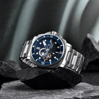 Reloj Mecánico Automático Pagani Design 2024 NH39 Para Hombre Acero Inoxidable Cristal De Zafiro Resistente Al Agua 10 Bar Estilo Deportivo Y Casual - details 1