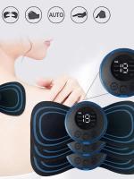 Masajeador Eléctrico De Cuello Con Pantalla LCD EMS 8 Modos Pulso Estimulador Muscular Portátil Alivio Del Dolor Cervical Y Espalda - details 0