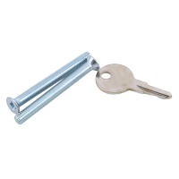 Manija De Puerta Universal Con Cerradura Blanca Para Doble Vidrio Y Cerradura De Clave Herramienta Manual De Aleación De Cobre - details 8