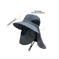Sombrero De Verano Con Protección UV Para Pesca Y Caza Al Aire Libre Sombrero De Pescador Con Corbata Ideal Para Senderismo Y Acampar - details 0