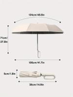 Paraguas Automático De 105CM Resistente Al Viento Y Agua Para Hombres Con Mango De Gran Tamaño Y Hebilla PH220 - details 6