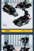 Kit De Construcción De Bloques SWAT 585pcs 8en1 Camión De Comando Estación De Policía Helicóptero De La Ciudad Juguetes Educativos Para Niños - details 16