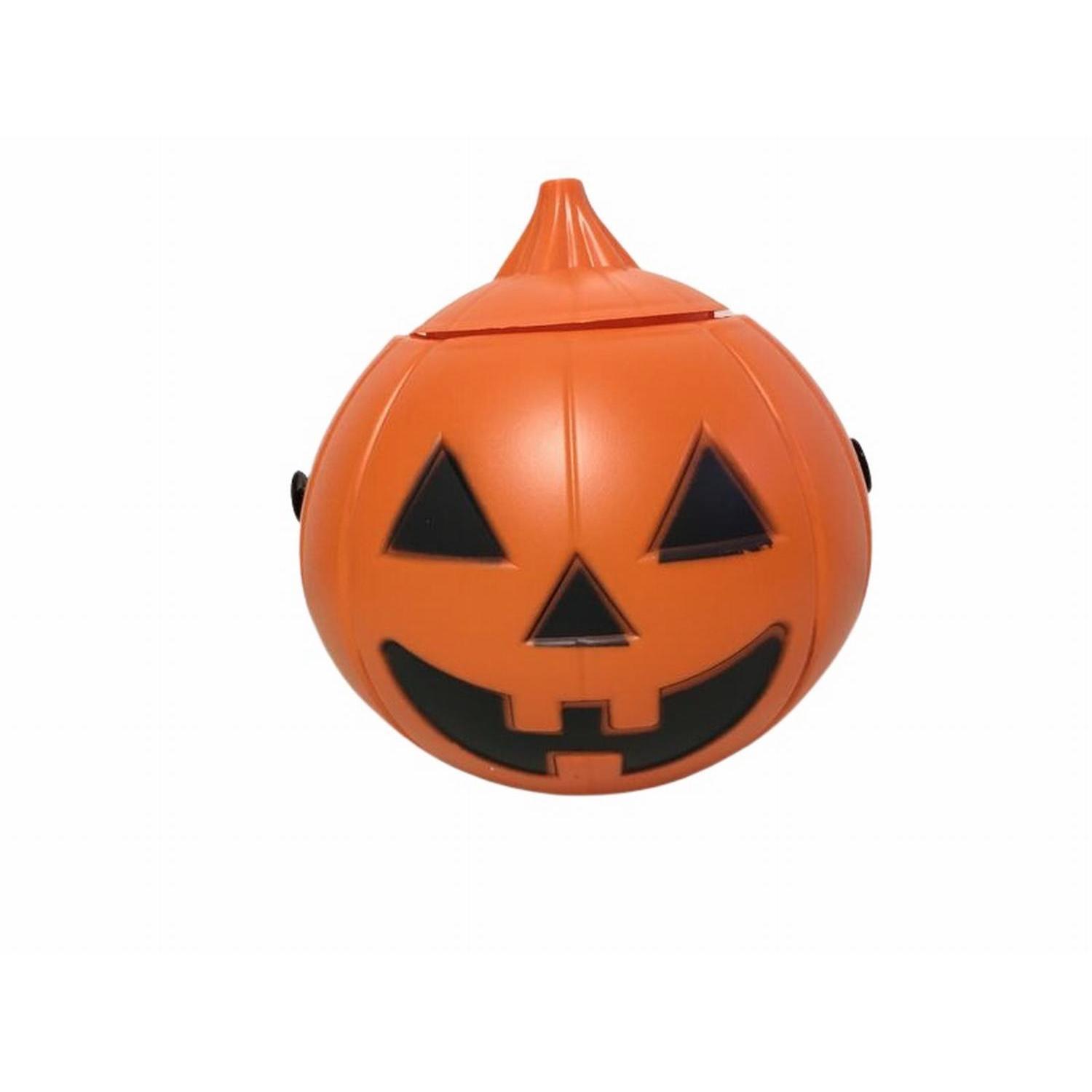 Gerimport Cesta Calabaza Halloween Decoración con Asa y Tapa