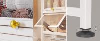 MAGIC SELECT Estantería Sobre Inodoro con Puertas Abatibles | Estante de WC Organizador Multiusos | Estantería de Almacenamiento de Baño | Ahorra Espacio | Patas Ajustables en Altura. - details 2