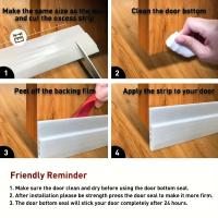 Tira De Sellado Para Puerta 1M TPE Antiviento Y Antirotura Moderna Y Minimalista Para Ventosa De Bajante Y Barra De Pintura - details 1
