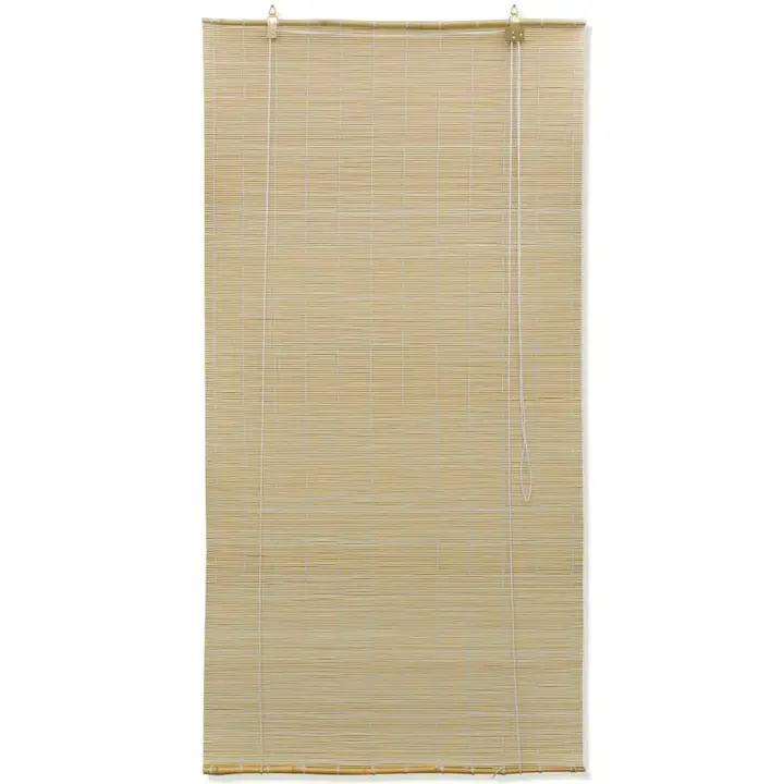 Persianas enrollables de bambú natural 120x220 cm - 1