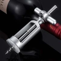 Abridor De Botellas De Vino Tinto Rojo En Aleación De Zinc Herramienta Para Restaurantes Y Fiestas En Casa Y Cocina - details 1