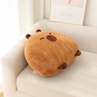 Cojín Creativo De 28cm X 48cm En Forma De Capybara Para Decoración Del Salón Sofa Oficina Capacidad De Relleno PE Espuma Material Poliéster/Celulosa - details 1