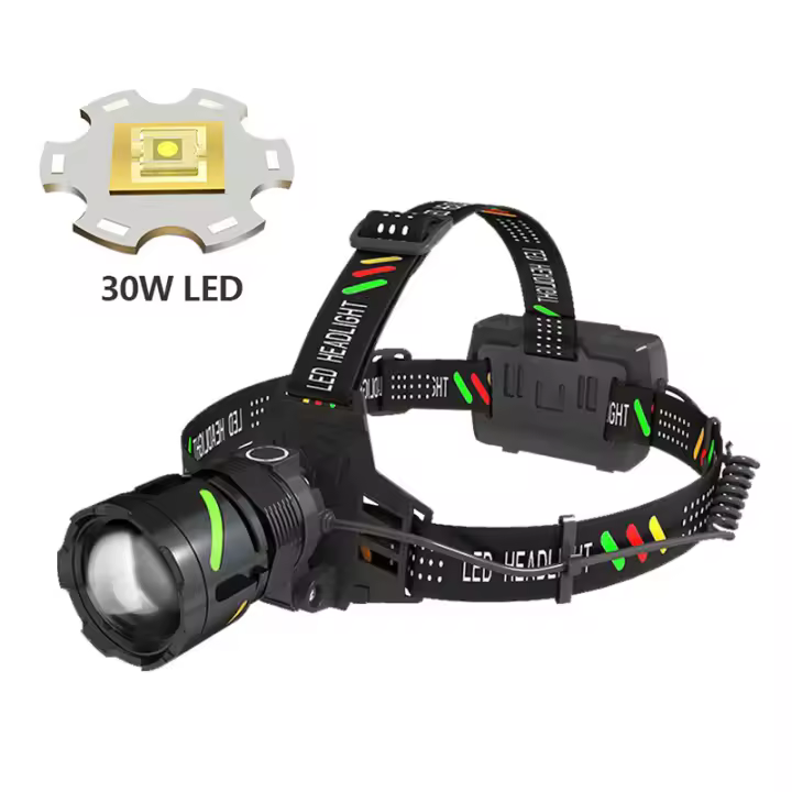Nuevo faro láser blanco de luz potente, batería de litio de larga duración, compatible con salida de luz de pesca al aire libre, reflector. - 1