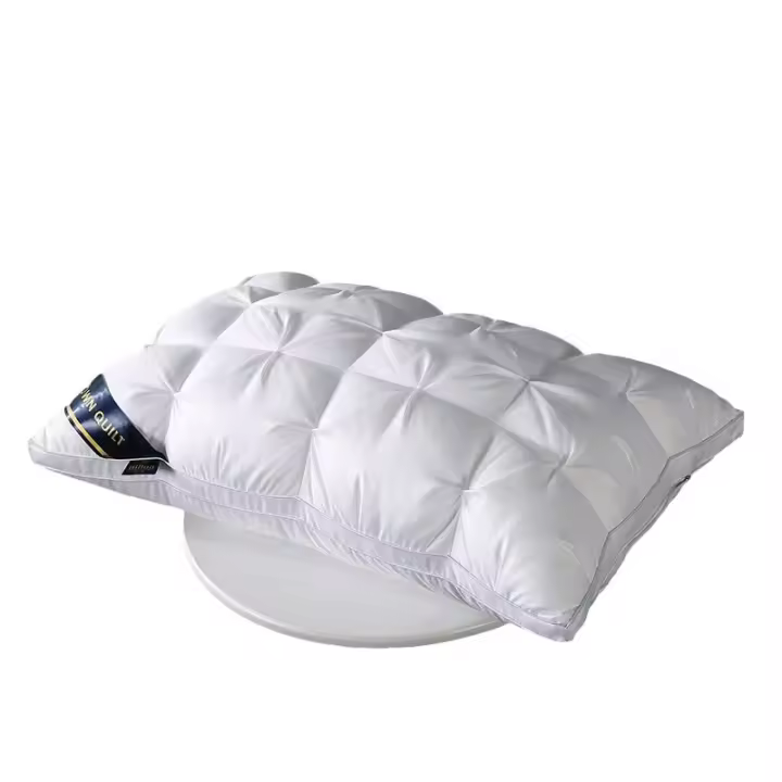 Luxury 5-Star Hotel Quality Pillow, 600g Weight, 19x25 Inch - Deep Sleep Neck Support, All Seasons Anti-Slump High Pillow Core, Machine Washable, Sleeping Pillow - 1