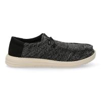 PuntoSalao Deportivas planas cómodas para hombre color negro VRAE-68 - details 1